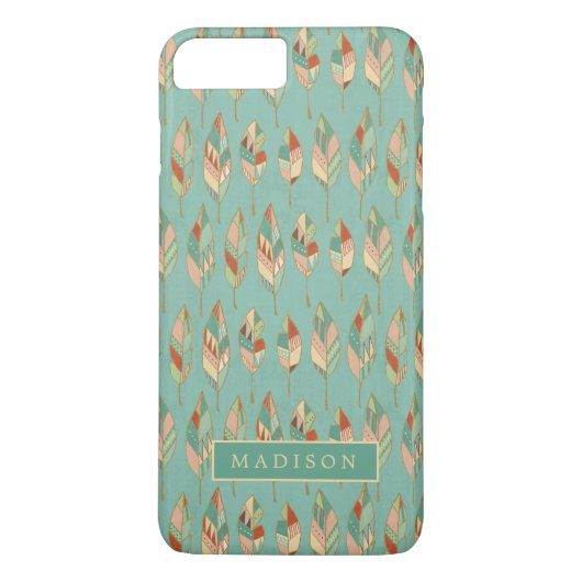 Jouw naam toevoegen | Waterverf Vuurpatroon Case-Mate iPhone Case (Achterkant)