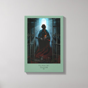 jouw naam verdwijnt canvas afdruk