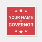 Jouw naam voor aangepaste tekst- en kleurentars va servet (Voorkant)