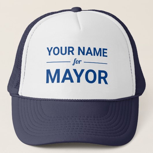 Jouw naam voor de Verkiezingsondersteuning voor de Trucker Pet (Voorkant)