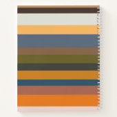 Jouw naam voor kleurrijke geometrische retroflecto notitieboek (Achterkant)