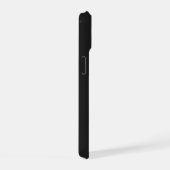 Jouw naam Zwart Professioneel Stijlvol Minimalisti iPhone 15 Hoesje (Rechterkant)