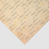 Jouw namen over antiquide tissuepapier (Detail)