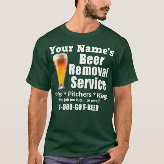 Jouw namen voor het verwijderen van de bier Pints  T-shirt
