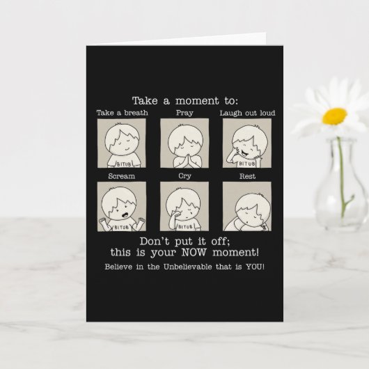 Jouw NU Moment Kaart (Kleine Plant)