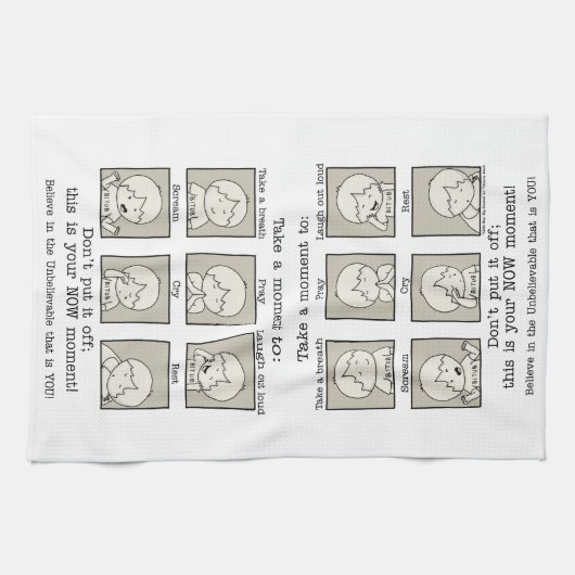 Jouw NU Moment Theedoek (Horizontaal)