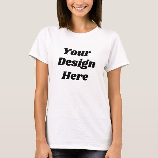 jouw ontwerp hier t-shirt (Voorkant)