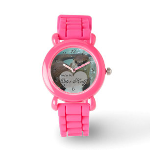 Jouw Otter Half Brown River Otter zwemmen Horloge
