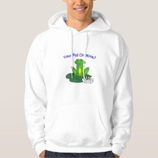 Jouw Pad of de Mijne - Heren Wit Hoodie