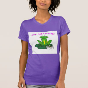 Jouw Pad of de Mijne Paars Dames T-shirt