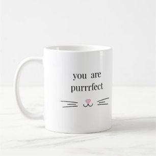 Jouw perfect kat pun mok voor kat ouders wit