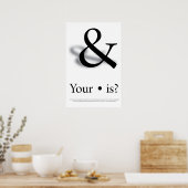 Jouw punt? poster (Keuken)