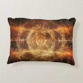 Jouw stem is een Sigil - Mystieke Frequentie Kunst Accent Kussen (Achterkant)