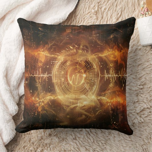 Jouw stem is een Sigil - Mystieke Frequentie Kunst Kussen (Deken)