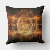 Jouw stem is een Sigil - Mystieke Frequentie Kunst Kussen (Achterkant)