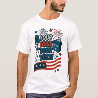 Jouw Stem Jouw Stem Patriottische Verkiezing T-shirt