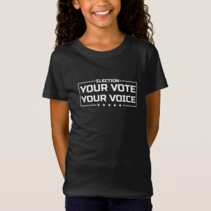 Jouw Stem Jouw Stem wit lettertype T-shirt