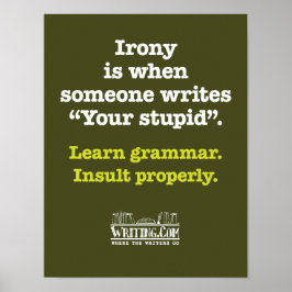 "Jouw stommerik" Poster