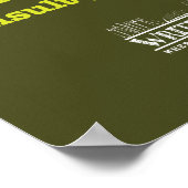 "Jouw stommerik" Poster (Hoek)