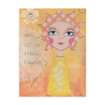 Jouw talent straalt door het briefkaart