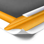 Jouw tekst-alkboard aanpassen poster (Hoek)