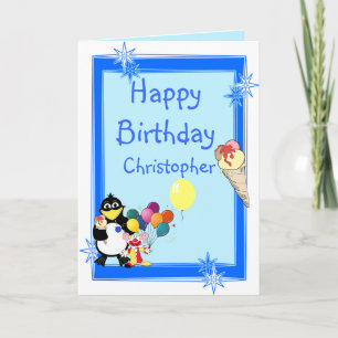 Jouw tekst Birthday toevoegen Kaart