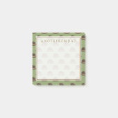 Jouw tekst | Bowler Petten Bruin en Groen Post-it® Notes (Voorkant)