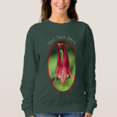 Jouw tekst Columbine Flower Personalized Trui (Voorkant)