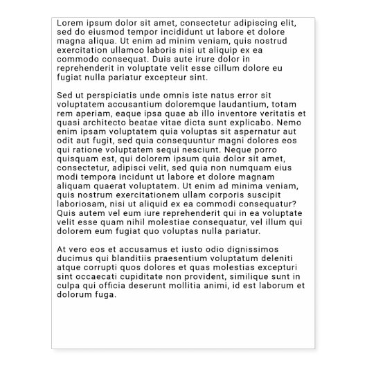 Jouw tekst Custom Giant Rubber Stamp Modern Eenvou Rubberstempel (Afrduk)