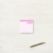 Jouw tekst | Cute Teeth Dental Office Post-it® Notes (Op bureau)
