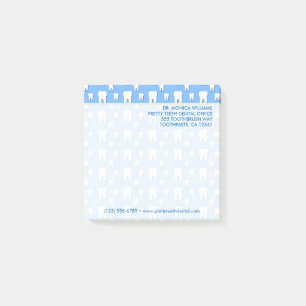 Jouw tekst Cute Teeth Dental Office Post-it® Notes