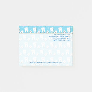 Jouw tekst Cute Teeth Dental Office Post-it® Notes