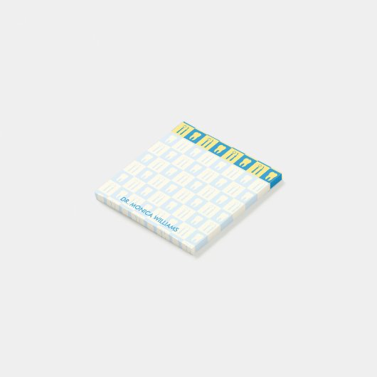 Jouw tekst | Cute Teeth Post-it® Notes (Schuin)