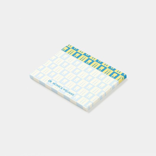 Jouw tekst | Cute Teeth Post-it® Notes (Schuin)