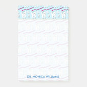 Jouw tekst | Cute Teeth & Toothbrushes Post-it® Notes (Voorkant)