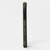 Jouw tekst Digital Camouflage Woodland Keep Calm Case-Mate iPhone Case (Achterkant/links)