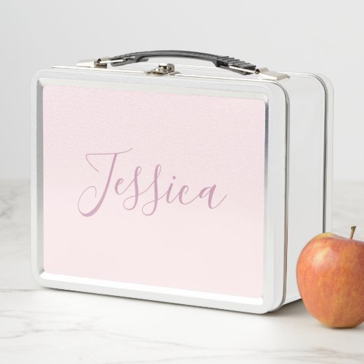 Jouw tekst | Elegant Script & Zacht Blush Roze (In situ)