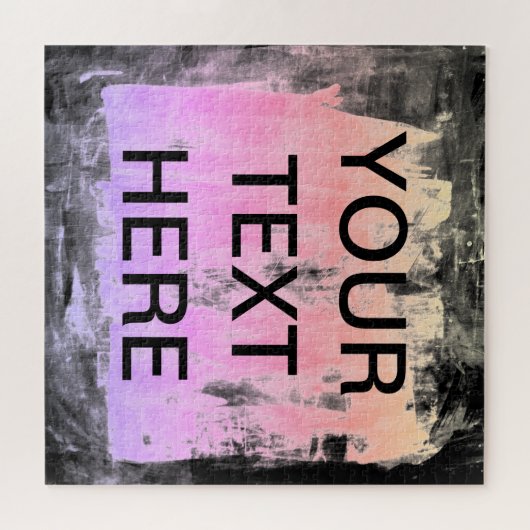 Jouw tekst- en kleurrijke achtergrondinformatie legpuzzel (Horizontaal)