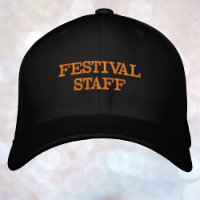 Jouw tekst Festival personeel elke kleur draad