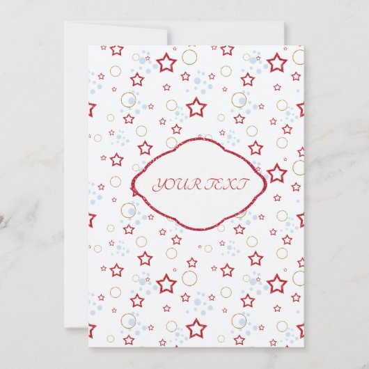 Jouw tekst, gepersonaliseerd kaart (Voorkant)