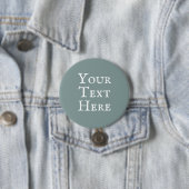 "Jouw tekst Here" Custom Pin-On Button (In situ)