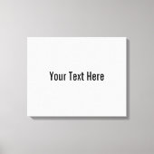 Jouw tekst hier aangepaste canvas kunst aan de muu (Voorkant)
