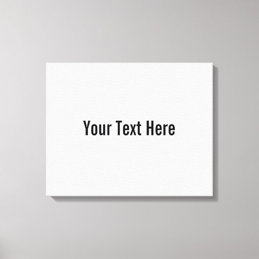 Jouw tekst hier aangepaste canvas kunst aan de muu (Voorkant)