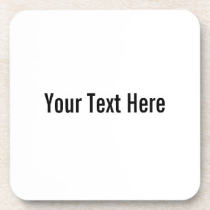Jouw tekst Hier Custom Cork Onderzetters