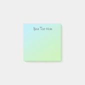 Jouw tekst Hier Groene gradiënt Post-it® Notes (Voorkant)