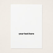 jouw tekst hier het manuscript eenvoudige minimale visitekaartje (Achterkant)