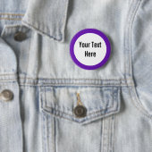 Jouw tekst Hier Paarse grens Custom Button (In situ)