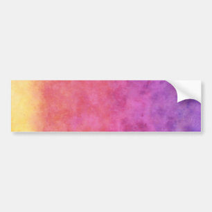 Jouw tekst hier: RAINBOW SUNSET ACHTERGROND Bumpersticker