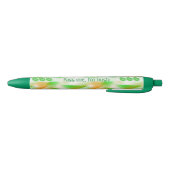 Jouw tekst: "Kus me I'm Irish" Abstract Pattern Zwarte Inkt Pen (Bodem)