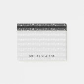Jouw tekst | Muzieknoten Post-it® Notes (Voorkant)